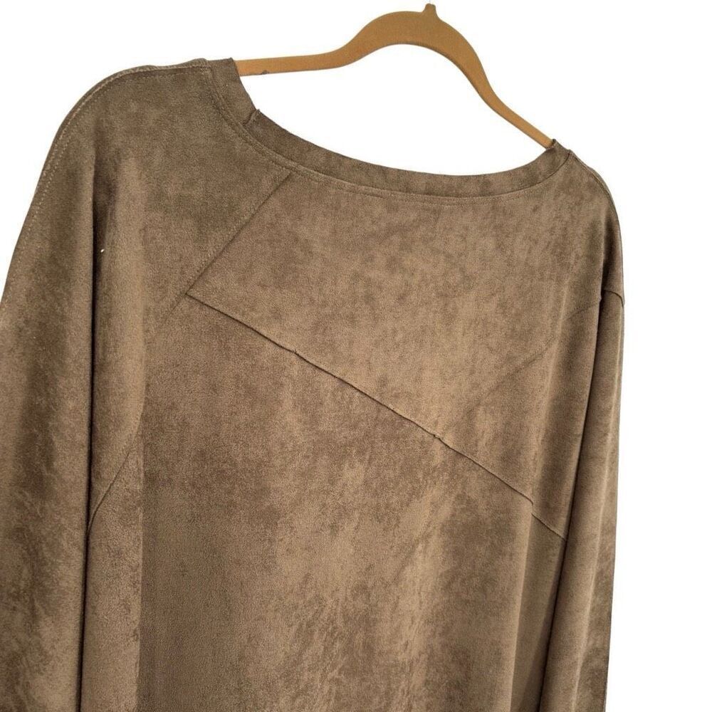 Soft Surroundings Suede Patchwork Section Dress W… - image 7